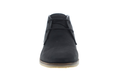 Frank Wright Cuckoo MFW396 Mens Black Leather Lace Up Chukkas Boots