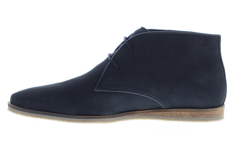 Frank Wright Cuckoo MFW396 Mens Black Leather Lace Up Chukkas Boots
