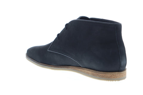 Frank Wright Cuckoo MFW396 Mens Black Leather Lace Up Chukkas Boots