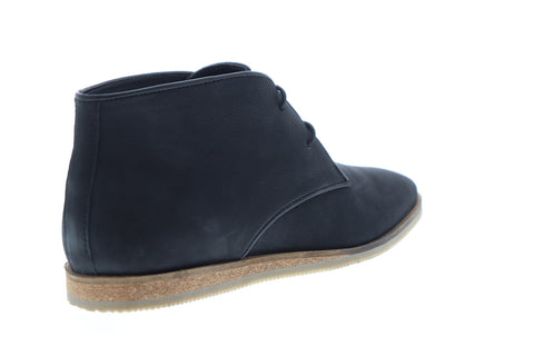 Frank Wright Cuckoo MFW396 Mens Black Leather Lace Up Chukkas Boots