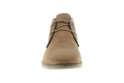 Frank Wright Cuckoo MFW396 Mens Tan Brown Leather Lace Up Chukkas Boots