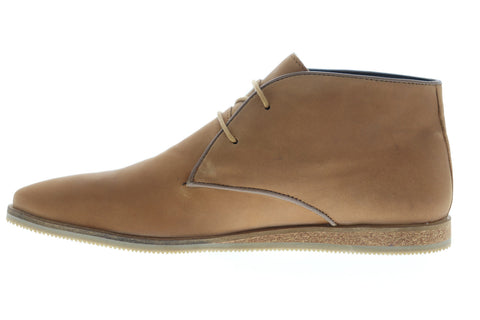 Frank Wright Cuckoo MFW396 Mens Tan Brown Leather Lace Up Chukkas Boots