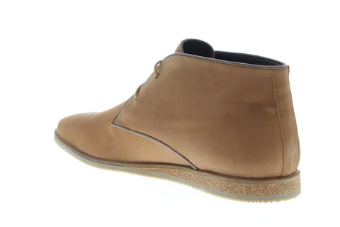 Frank Wright Cuckoo MFW396 Mens Tan Brown Leather Lace Up Chukkas Boots