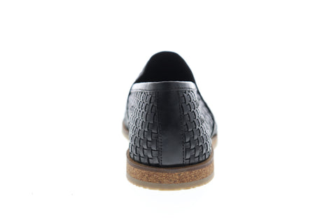 Frank Wright Taxi MFW402 Mens Black Leather Slip On Casual Loafers Shoes