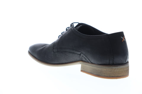 Frank Wright Muddy MFW418 Mens Black Leather Lace Up Plain Toe Oxfords Shoes