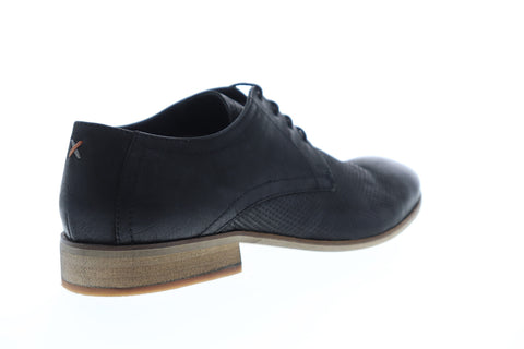 Frank Wright Muddy MFW418 Mens Black Leather Lace Up Plain Toe Oxfords Shoes