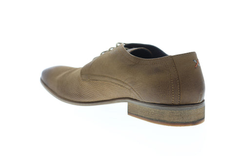 Frank Wright Muddy MFW418 Mens Brown Leather Low Top Plain Toe Oxfords Shoes