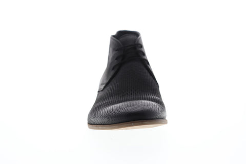 Frank Wright Howlin MFW419 Mens Black Leather Lace Up Chukkas Boots
