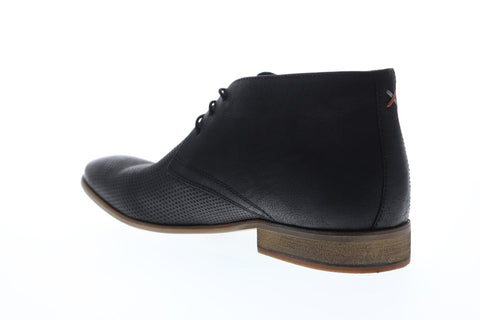 Frank Wright Howlin MFW419 Mens Black Leather Lace Up Chukkas Boots