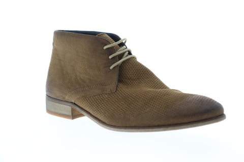 Frank Wright Howlin MFW419 Mens Brown Leather Lace Up Chukkas Boots
