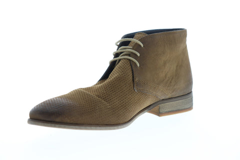 Frank Wright Howlin MFW419 Mens Brown Leather Lace Up Chukkas Boots