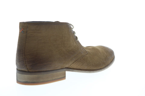 Frank Wright Howlin MFW419 Mens Brown Leather Lace Up Chukkas Boots