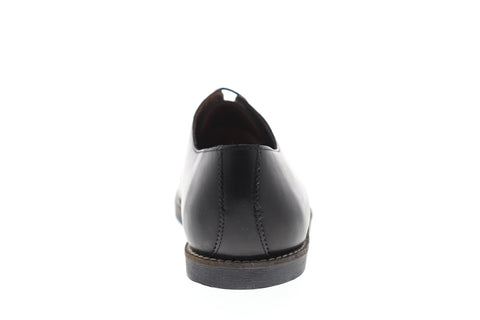 Frank Wright Trinder MFW508 Mens Black Leather Lace Up Plain Toe Oxfords Shoes