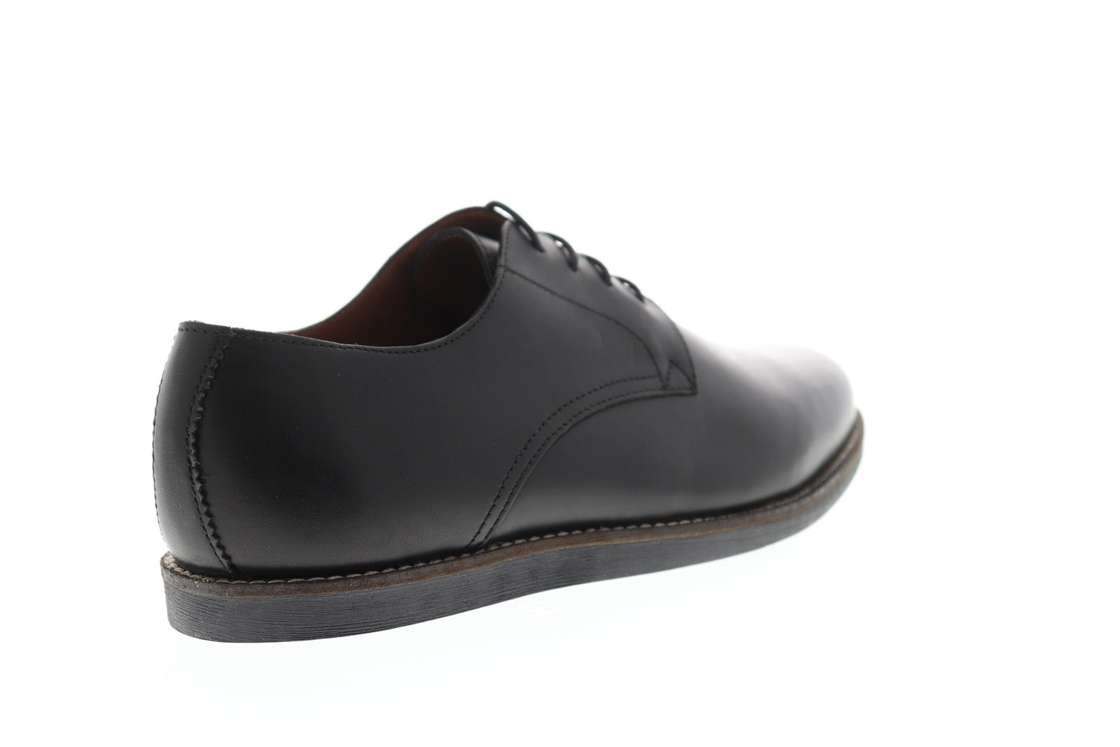 Frank Wright Turpin MFW372 Mens Black Leather Lace Up Oxfords Shoes Size 13 Buy Frank Wright Black Leather Lace-Up Classic Trainers from  main image 2