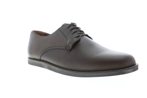Frank Wright Trinder MFW508 Mens Brown Leather Lace Up Plain Toe Oxfords Shoes