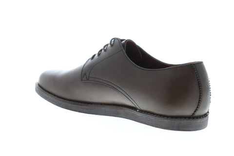 Frank Wright Trinder MFW508 Mens Brown Leather Lace Up Plain Toe Oxfords Shoes