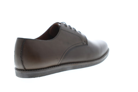 Frank Wright Trinder MFW508 Mens Brown Leather Lace Up Plain Toe Oxfords Shoes