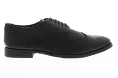 Frank Wright Merc MFW533 Mens Black Leather Low Top Wingtip Oxfords Shoes