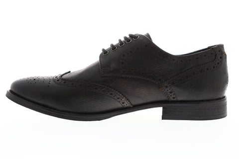 Frank Wright Merc MFW533 Mens Brown Leather Lace Up Wingtip Oxfords Shoes