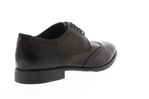 Frank Wright Merc MFW533 Mens Brown Leather Lace Up Wingtip Oxfords Shoes