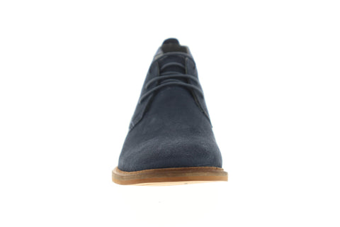 Frank Wright Strachan MFW871 Mens Blue Suede Lace Up Chukkas Boots