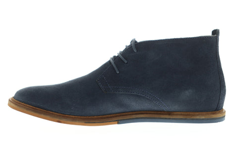 Frank Wright Strachan MFW871 Mens Blue Suede Lace Up Chukkas Boots