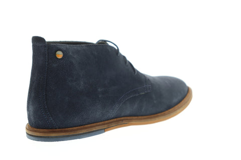 Frank Wright Strachan MFW871 Mens Blue Suede Lace Up Chukkas Boots