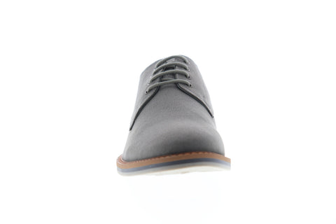 Frank Wright Telford MFW879 Mens Gray Canvas Lace Up Plain Toe Oxfords Shoes