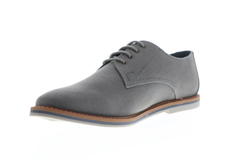 Frank Wright Telford MFW879 Mens Gray Canvas Lace Up Plain Toe Oxfords Shoes