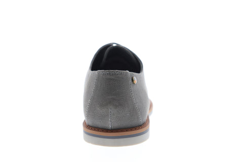 Frank Wright Telford MFW879 Mens Gray Canvas Lace Up Plain Toe Oxfords Shoes