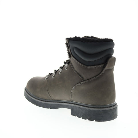 Lugz Men's Grotto Fleece Fashion Boot, Dark Grey/Black, 11.5 並行輸入品 Lugz Boots Men\u0027s 10.5 Roasted Cashew Walnut Grotto Fleece New In Box