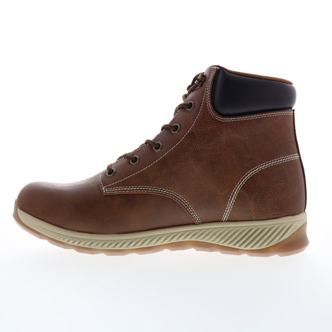 Lugz Hardwood MHARDWGV-7745 Mens Brown Synthetic Lace Up Casual Dress Boots
