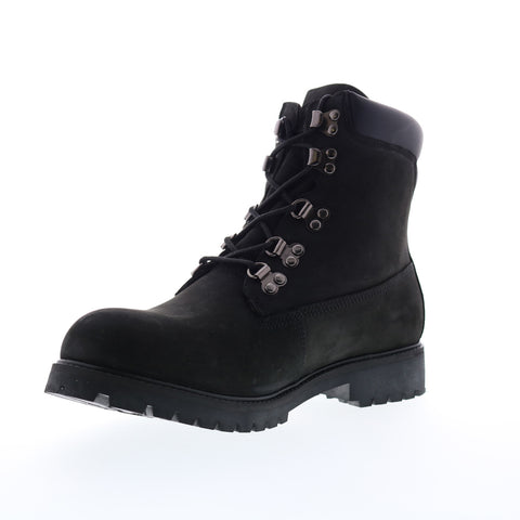 Lugz Khan MKHANN-001 Mens Black Suede Lace Up Casual Dress Boots