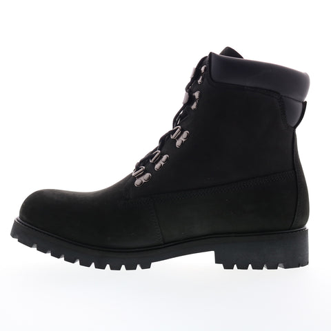 Lugz Khan MKHANN-001 Mens Black Suede Lace Up Casual Dress Boots