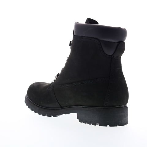 Lugz Khan MKHANN-001 Mens Black Suede Lace Up Casual Dress Boots