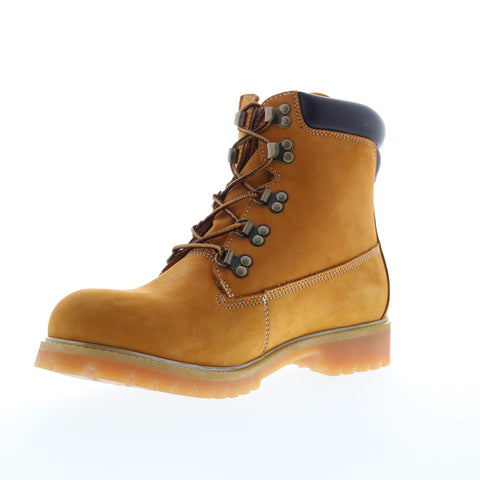 Lugz Khan MKHANN-7470 Mens Brown Suede Lace Up Casual Dress Boots