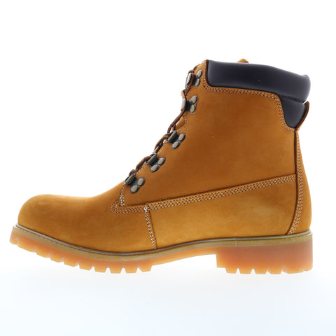 Lugz Khan MKHANN-7470 Mens Brown Suede Lace Up Casual Dress Boots