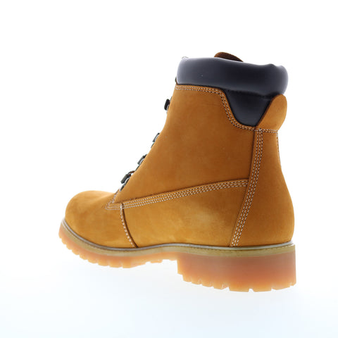 Lugz Khan MKHANN-7470 Mens Brown Suede Lace Up Casual Dress Boots
