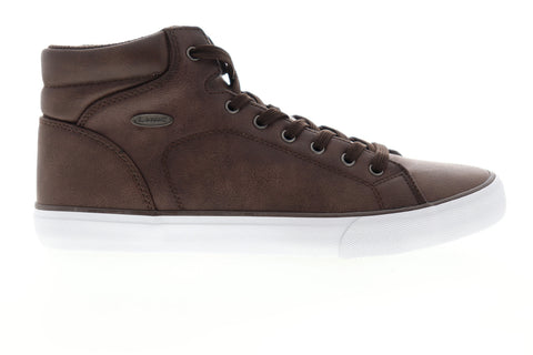 Lugz King LX MKINGGV-2430 Mens Brown High Top Lace Up Lifestyle Sneakers Shoes