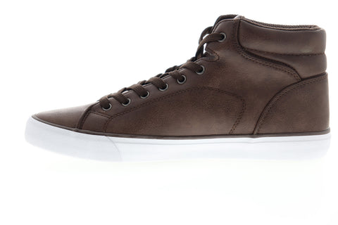 Lugz King LX MKINGGV-2430 Mens Brown High Top Lace Up Lifestyle Sneakers Shoes