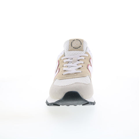 New Balance 574 ML574D2L Mens Beige Suede Lace Up Lifestyle Sneakers Shoes
