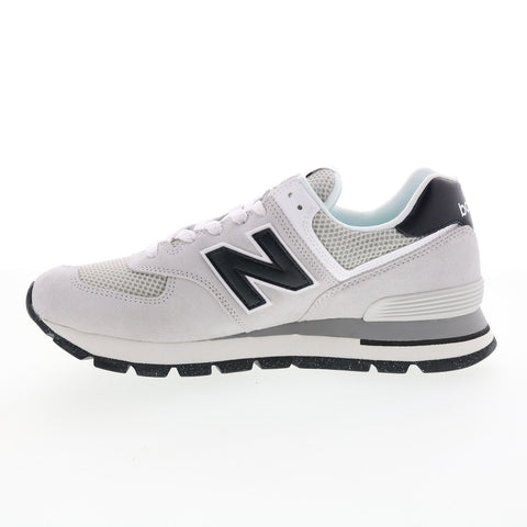 New Balance 574 Core ML574DMG Mens Gray Suede Lifestyle Sneakers Shoes