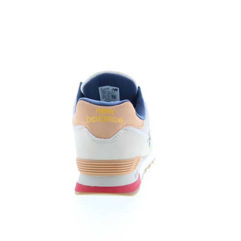 New Balance 574 ML574GE2 Mens Beige Suede Lace Up Lifestyle Sneakers Shoes