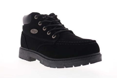 Lugz Loot Slip Resistant MLOOTD-001 Mens Black Lace Up Ankle Boots
