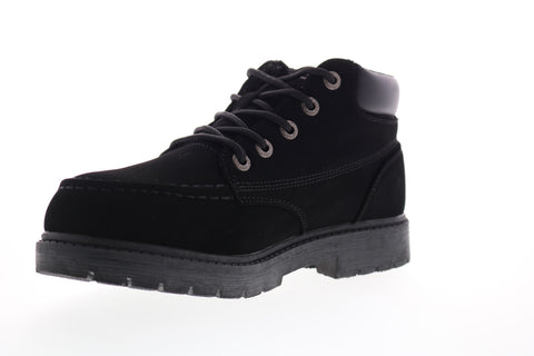 Lugz Loot Slip Resistant MLOOTD-001 Mens Black Lace Up Ankle Boots