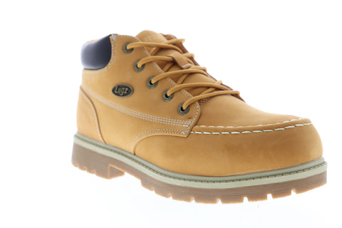 Lugz Loot Slip Resistant MLOOTK-7401 Mens Brown Nubuck Leather Chukkas Boots