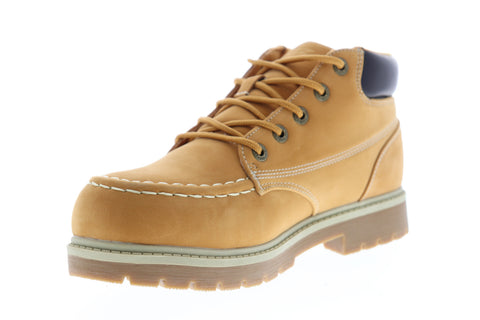 Lugz Loot Slip Resistant MLOOTK-7401 Mens Brown Nubuck Leather Chukkas Boots