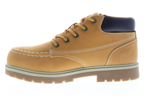 Lugz Loot Slip Resistant MLOOTK-7401 Mens Brown Nubuck Leather Chukkas Boots