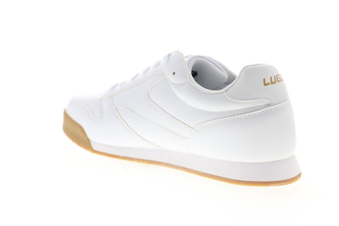 Lugz Matchpoint MMATCHV-150 Mens White Leather Lace Up Lifestyle Sneakers Shoes