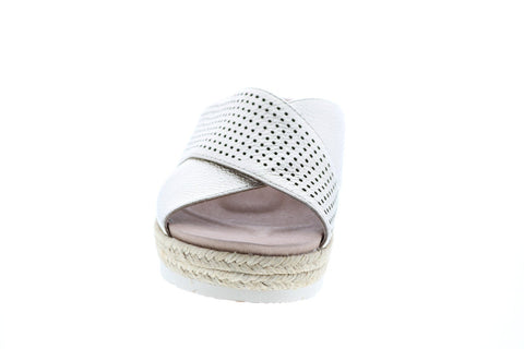 Earth Modena Marigold Leather Womens Gold Slingback Sandals Shoes